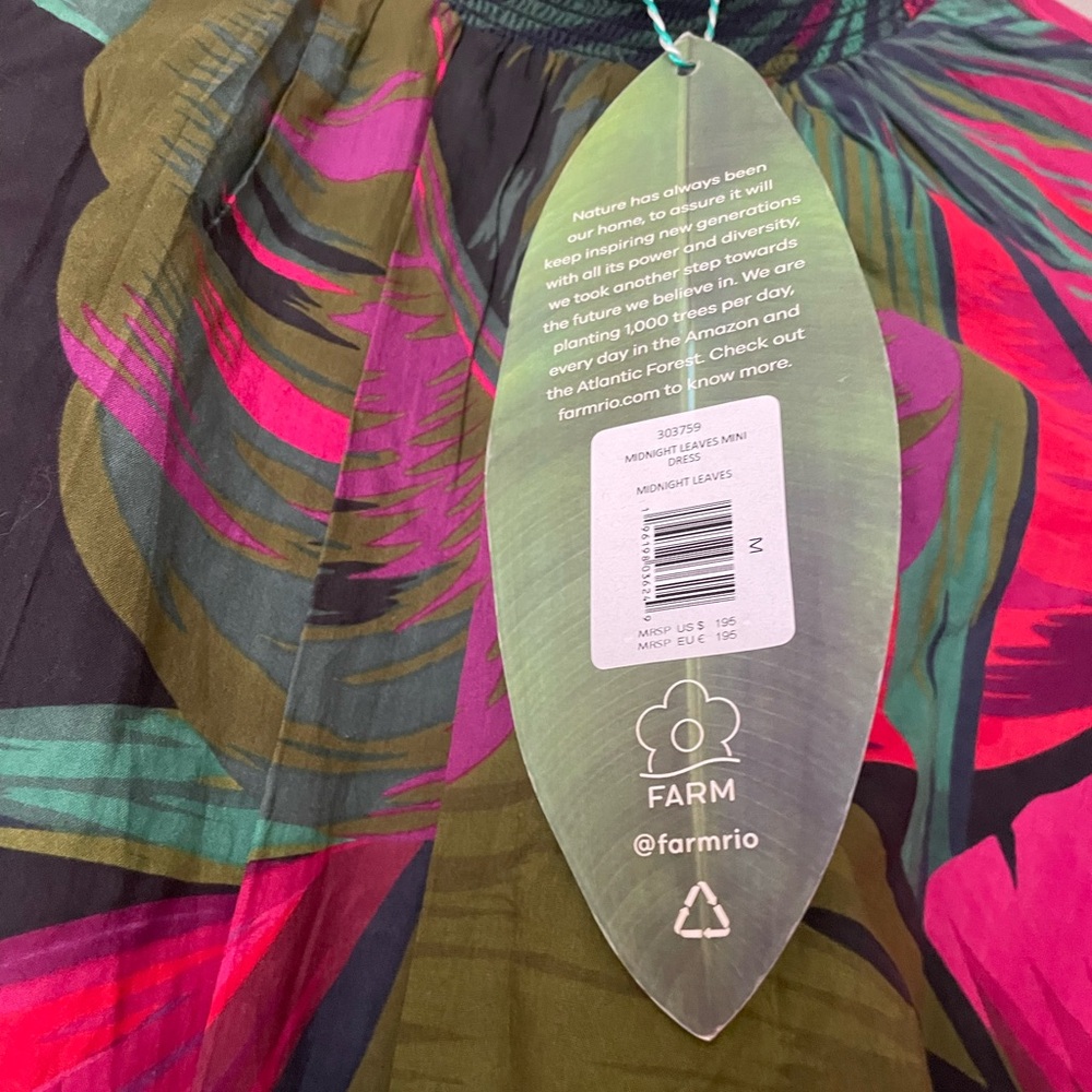 NWT Farm Rio Mini Dress - Picture 5 of 6